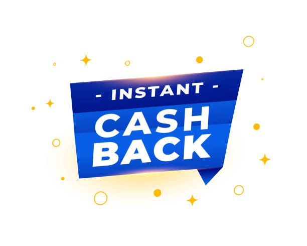 instant cashback promo offer background for business marketing vector